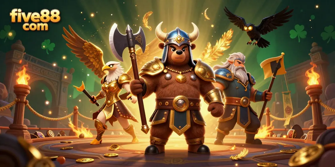 Engage in thrilling gameplay at five88 com with stunning Viking and Valkyrie characters.