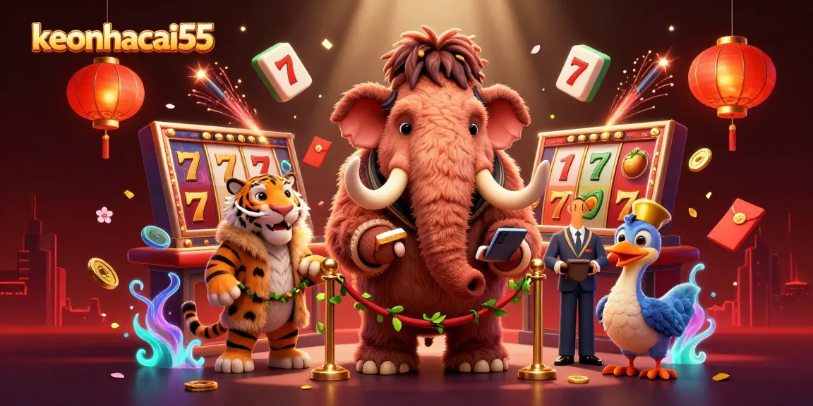 Experience memorable entertainment in the vibrant keonhacai55 casino scene with captivating characters.